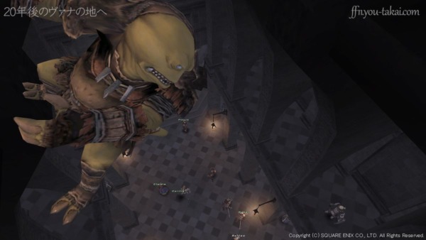 天井裏にオークの姿