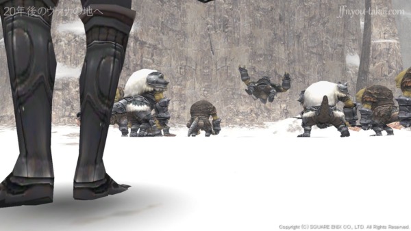 1匹のオークを吹き飛ばした